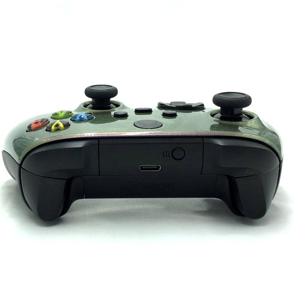 Custom Xbox Series X / S Wireless Controller - Glossy Chameleon Pink Green - Picture 3 of 8